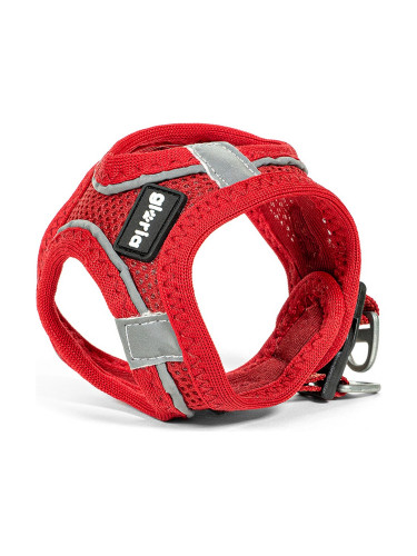 Каишка за Куче Gloria Air Mesh Trek Star Регулируем Червен Размер XXXS (18-20 cm)
