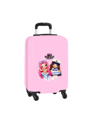 Куфар на Колелца за Ръчен Багаж Na!Na!Na! Surprise Sparkles Розов 20'' (34.5 x 55 x 20 cm)