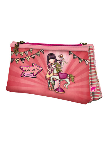 Двоен Моливник Gorjuss Carousel Сьомга (21.5 x 11,5 x 5 cm)