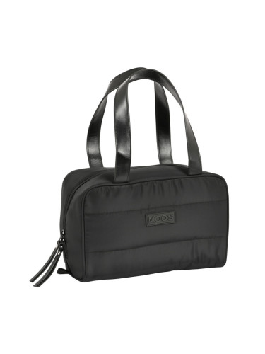 Ученически несесер Moos Negro Подложка Черен (31 x 14 x 19 cm)