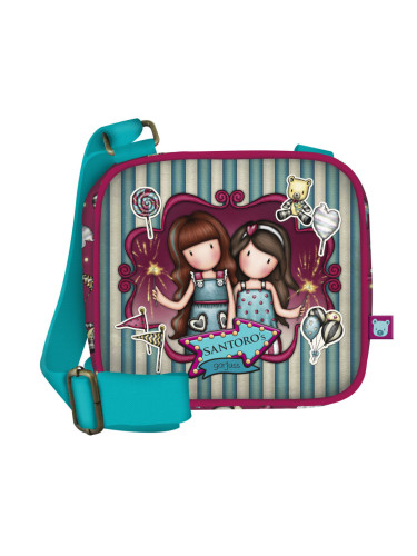 Чанта за Рамо Gorjuss Fireworks Кестен (16.5 x 15 x 6.5 cm)