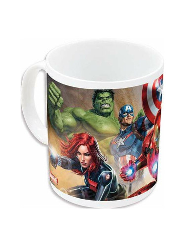 Чаша The Avengers Infinity Бял Керамика Червен (350 ml)