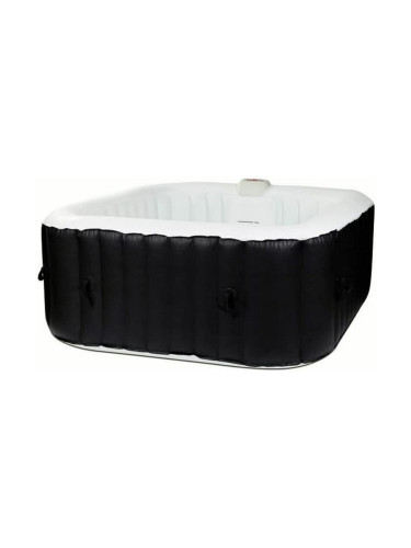 Inflatable Spa Sunspa Квадратек Черен 4 Хора (155 x 155 x 65 cm)