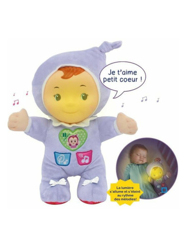 Мека играчка със звук Vtech Baby Louison, mon lumi poupon