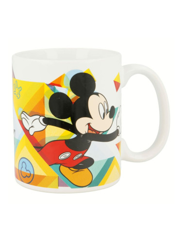 Чаша Mickey Mouse Happy smiles Керамика Червен Син (350 ml)