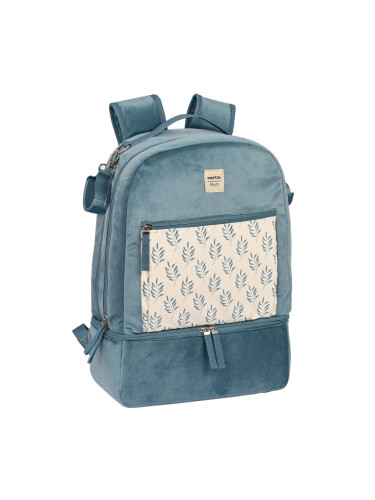 Backpack Accessories Baby Safta Mum Leaves цвят тюркоаз (30 x 43 x 15 cm)