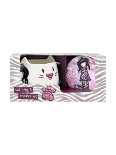 Комплект Gorjuss Ruby wild Tass Подложки 2 Части Керамика Сив