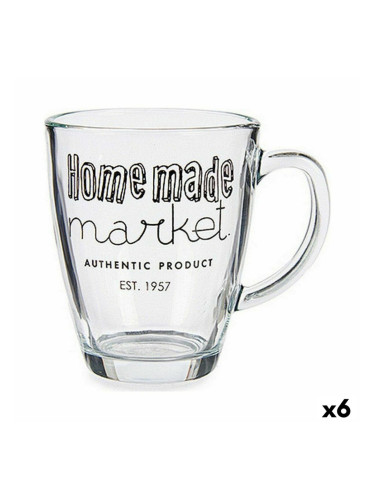 Чаша Прозрачен Cтъкло 6 броя (320 ml)