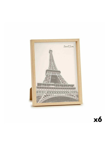 Рамка за снимки Кафяв Пластмаса (21,7 x 2 x 26,7 cm) (6 броя)