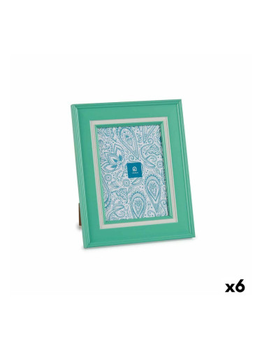 Рамка за снимки Кристал Зелен Пластмаса (23 x 28 x 2 cm) (6 броя)