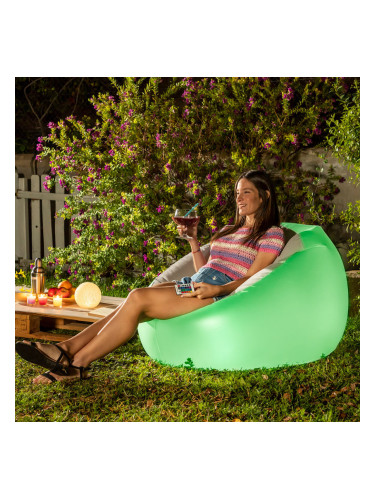 Надуваем Фотьойл с LED Многоцветен Светодиод и Дистанционно Управление Chight InnovaGoods