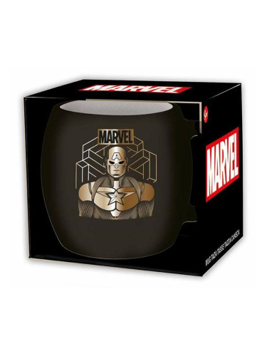 Чаша с кутия Marvel Керамика 360 ml Черен