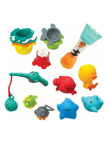 Комплект Играчки за Баня Infantino Bath Set 17 Части воден