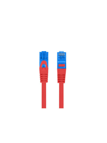 UTP категория 6 твърд мрежови кабел Lanberg PCF6A-10CC-0200-R 2 m Червен