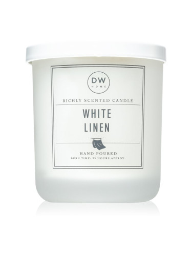 DW Home Signature White Linen ароматна свещ 264 гр.