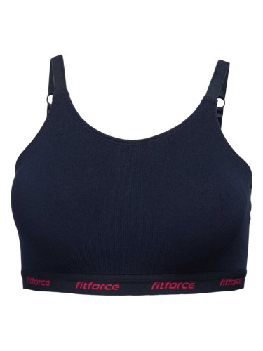 Fitforce MOLISA Момичешко спортно бюстие, тъмносин, veľkosť 128-134