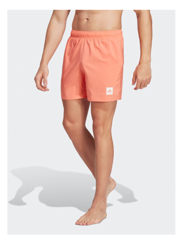 adidas Плувни шорти Short Length Solid Swim Shorts HT2162 Оранжев Regular Fit