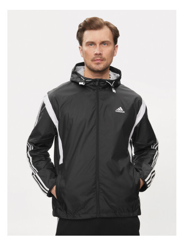 adidas Преходно яке IN9953 Черен Regular Fit