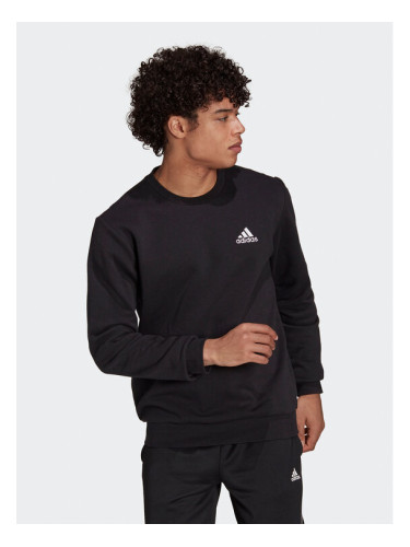 adidas Суитшърт Essentials Fleece Sweatshirt GV5295 Черен Regular Fit