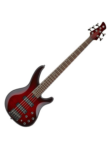 Yamaha TRBX 605 Dark Red Burst 5-струнна бас китара