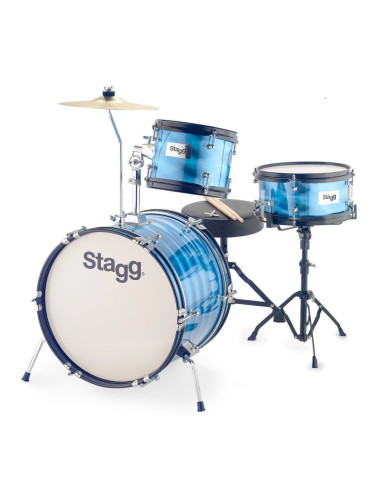 Stagg Tim Jr 3/16B Blue Детски комплект барабани