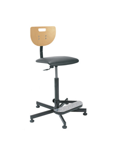 Работен офис стол Werek Seat Plus Foot Base (еко кожа)