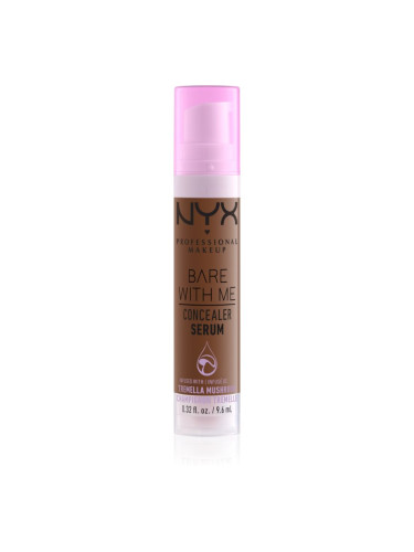 NYX Professional Makeup Bare With Me Concealer Serum овлажняващ коректор 2 в 1 цвят 12 Rich 9,6 мл.