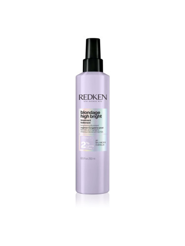 Redken Blondage High Bright oсвежаваща грижа за изрусена коса или коса с кичури 250 мл.