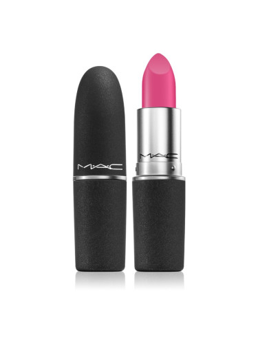 MAC Cosmetics Powder Kiss Lipstick матиращо червило цвят Velvet Punch 3 гр.