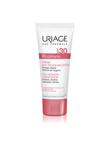 Uriage Roséliane Anti-Redness Cream SPF 30 дневен крем за чувствителна кожа на лицето, склонна към зачервяване SPF 30 40 мл.