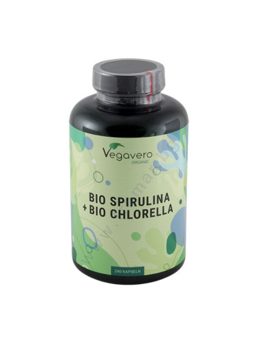 ВЕГАВЕРО БИО СПИРУЛИНА + ХЛОРЕЛА капсули * 240