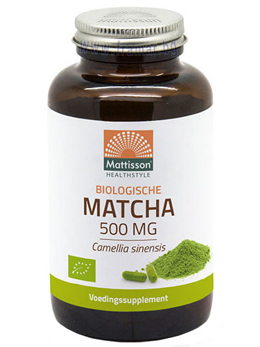 МАТИСЪН БИО МАТЧА капсули 500 мг * 90