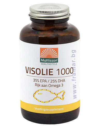 МАТИСЪН РИБЕНО МАСЛО капсули 1000 мг * 90