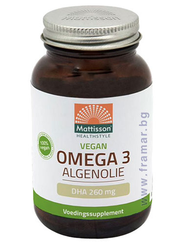 МАТИСЪН ОМЕГА - 3 ОТ ВОДОРАСЛИ капсули * 60