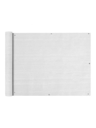 Sonata Балконски екран, HDPE, 90x400 см, бял