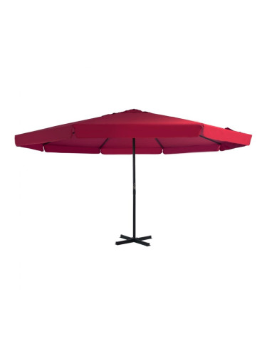 Sonata Градински чадър с алуминиев прът, 500 см, бордо
