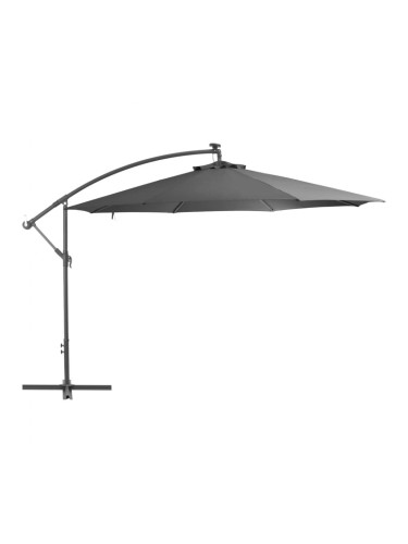 Sonata Градински чадър, чупещо рамо и алуминиев прът, 350 см, антрацит