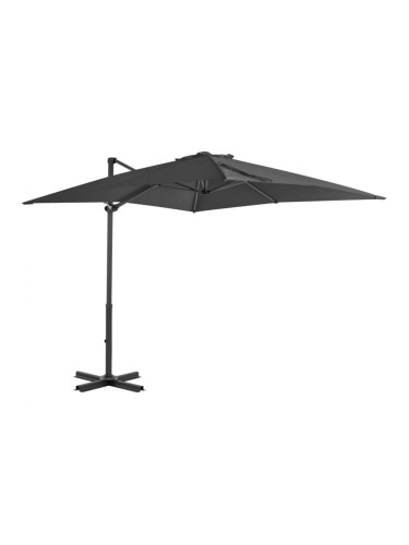 Sonata Градински чадър чупещо рамо алуминиев прът 250x250 см антрацит