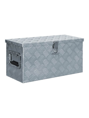Sonata Алуминиева кутия, 61,5x26,5x30 см, сребриста