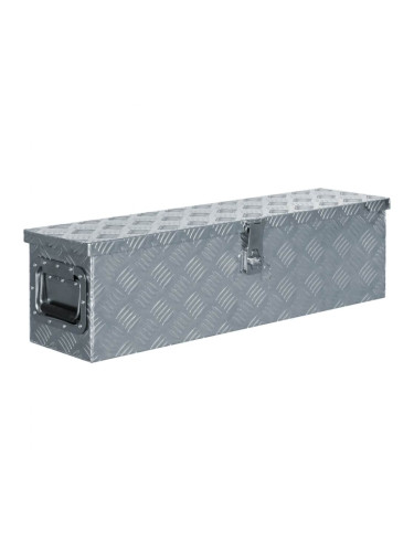 Sonata Алуминиева кутия, 80,5x22x22 см, сребриста