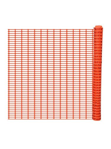 Защитно бариерно ограждение, оранжево 50 м