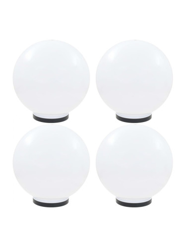 Sonata Градински сфери за LED лампи, 4 бр, 40 см, PMMA