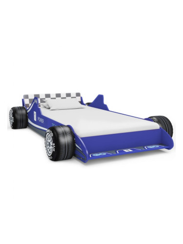 Sonata Детско легло състезателна кола, 90x200 cм, синьо