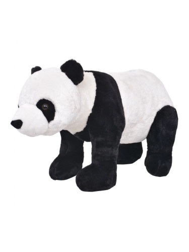 Sonata Плюшена панда за яздене, черно и бяло, XXL
