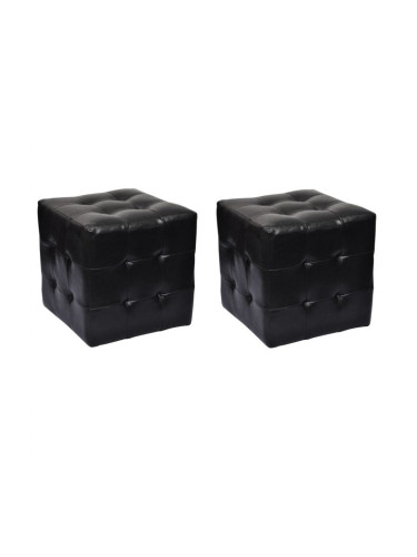 Табуретки-куб, черни – 2 бр.