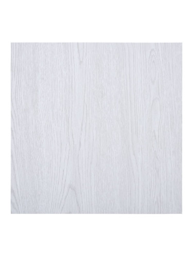 Sonata Самозалепващи подови дъски, 5,11 м², PVC, бели