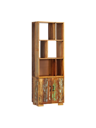 Sonata Етажерка за книги, 60x35x180 см, регенерирано дърво масив