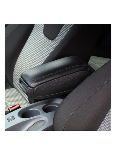 HTD081 Centre Armrest Dacia Sandero 2 with Storage Compartment Leatherette Black