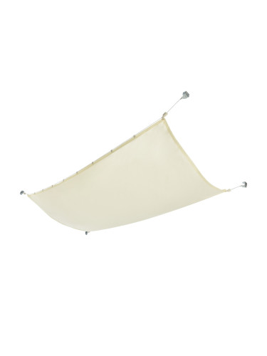 Rope tension awning 140x270 cm Beige