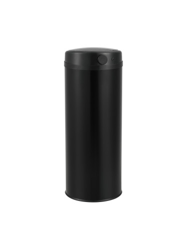 Сензорна кофа за боклук 47L,  неръждаема стомана, черна